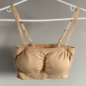Nordstrom convertible bandeau in nude